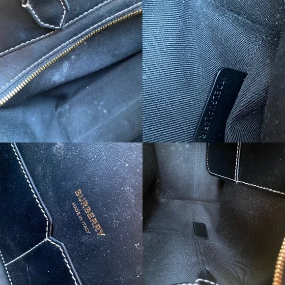 SOLD Burberry Catherine Smoked Check Tote Bag - Picture 14 of 16